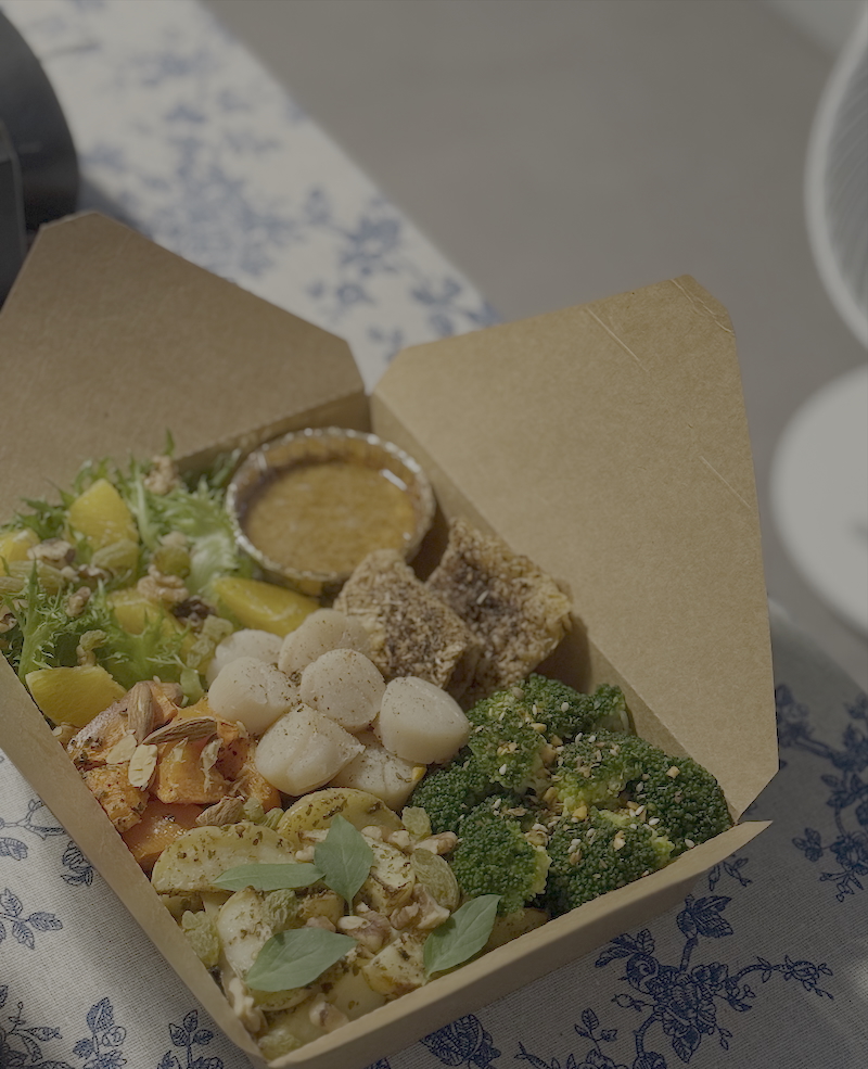 Family meal preparation while traveling